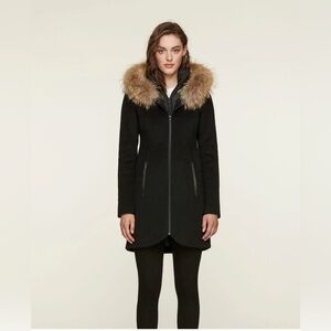 SOIA & KYO Charlene Wool Coat